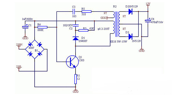 220v轉12v穩(wěn)壓電源